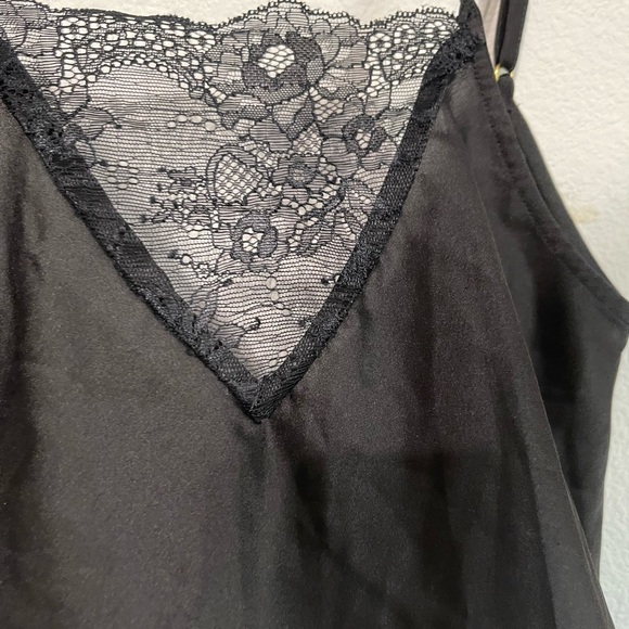 Sam Edelman S Lace Satin Cami Top - Picture 4 of 5